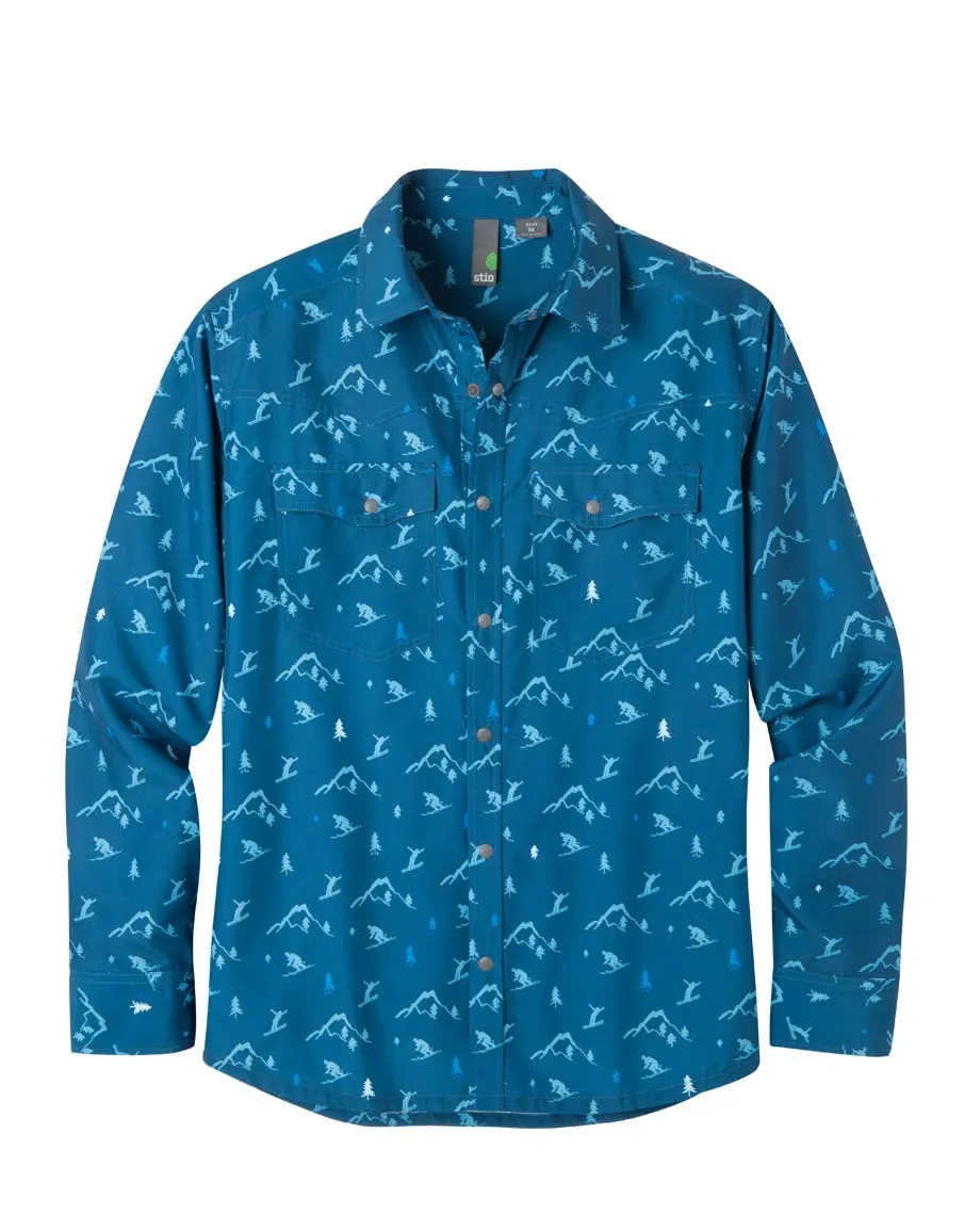 Men's Harkin Snap Shirt - Retro Skier