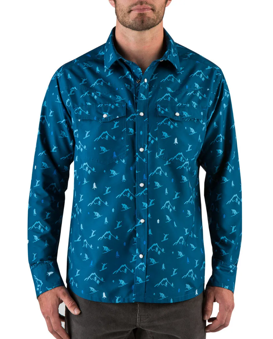 Men's Harkin Snap Shirt - Retro Skier