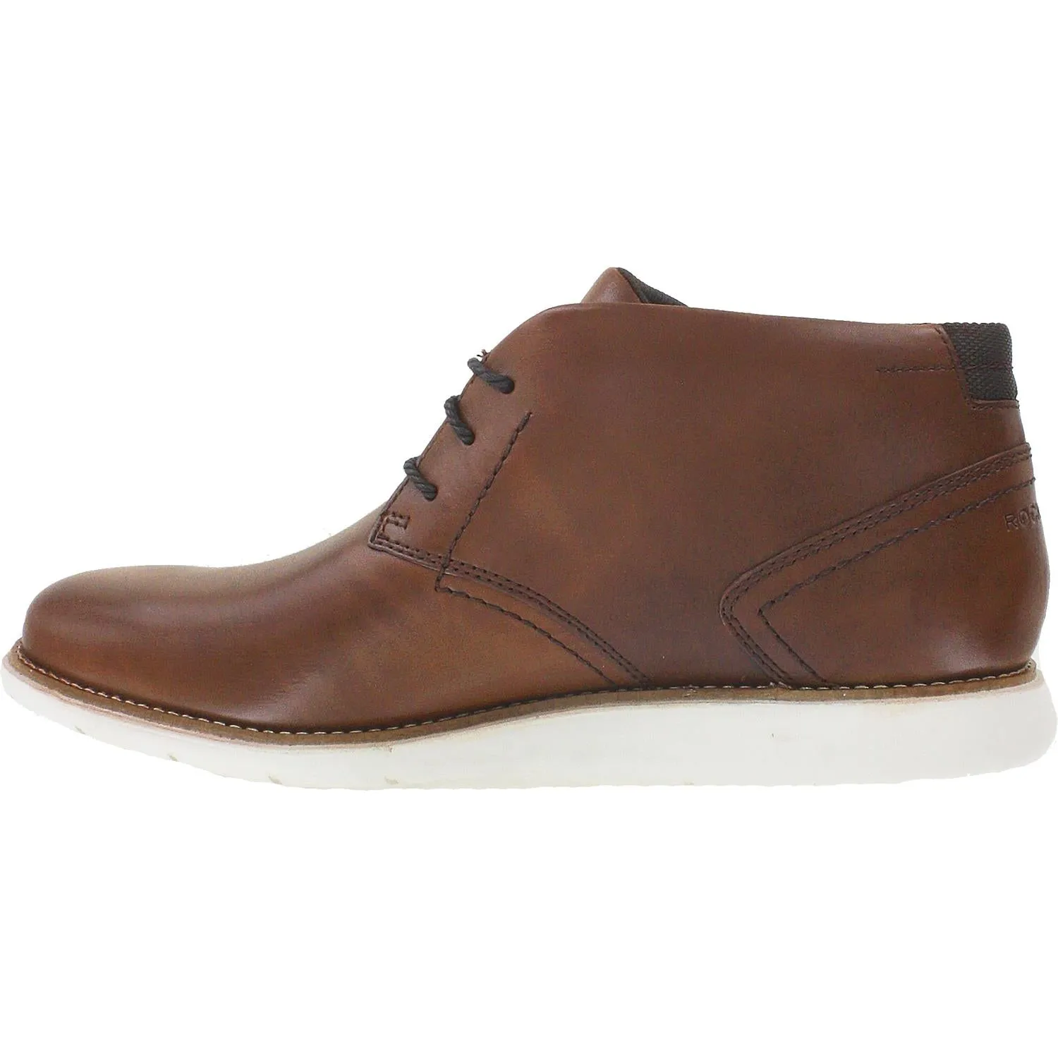 Men's Rockport Total Motion Sport Dress Chukka Tan Leather