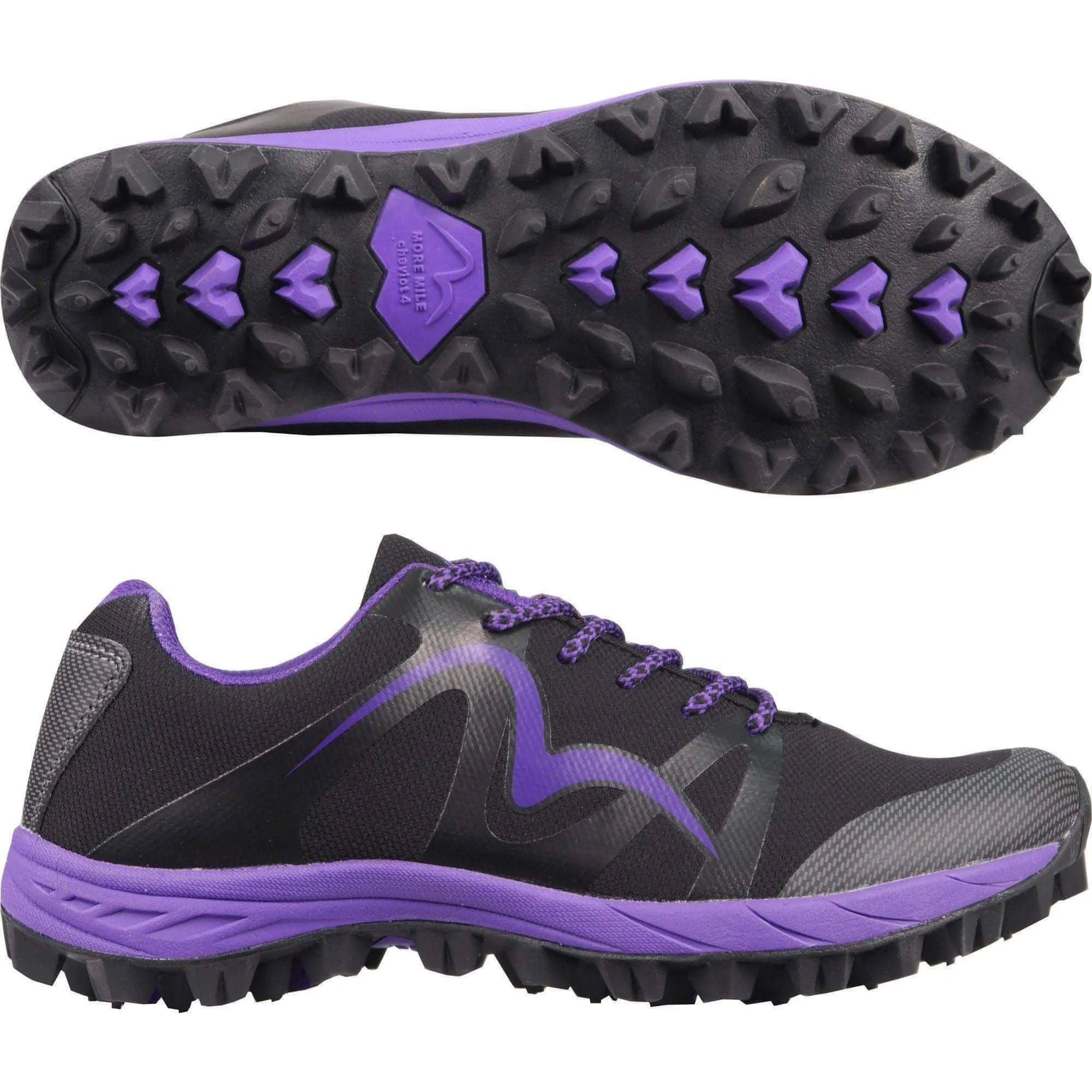 More Mile Cheviot 4 Womens Trail Running Shoes - Black