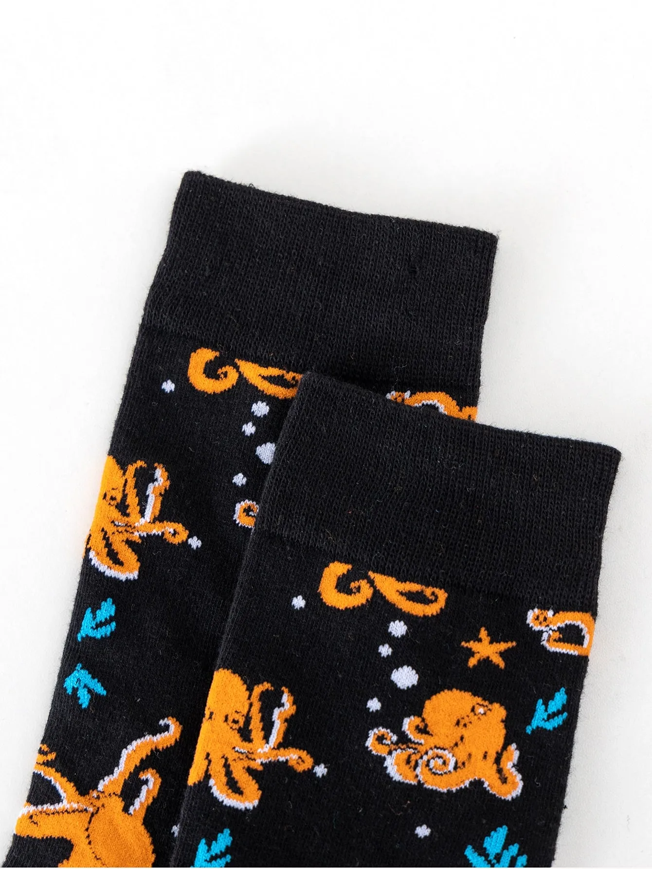 Octopus Ocean Crew Socks Silly Socks for Men Funky Socks Funny Socks Novelty