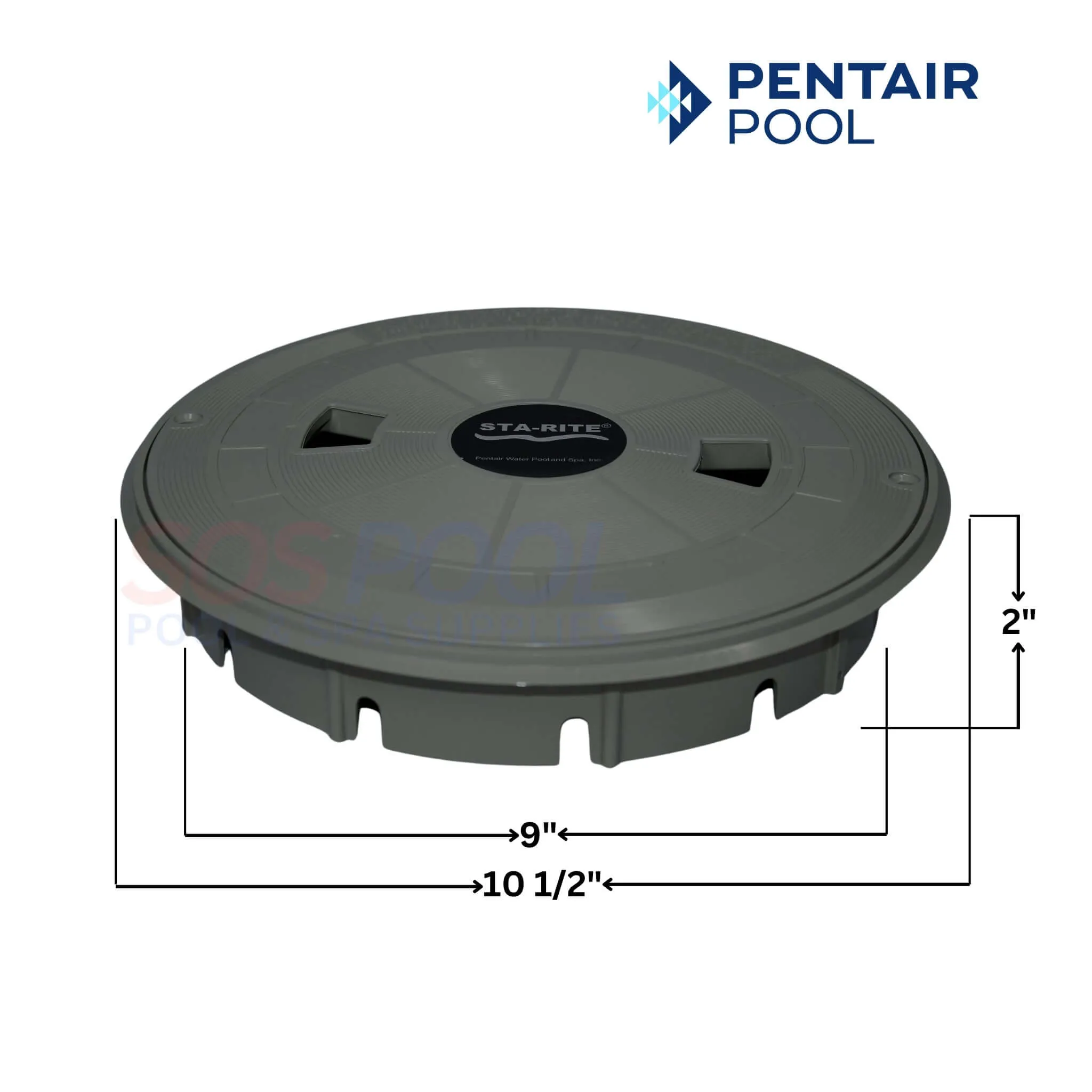 Pentair Lid and Collar For U-3 Skimmers | Gray | 08650-0169C