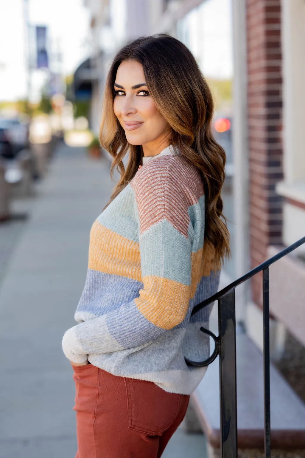 Pure Fate Striped Sweater