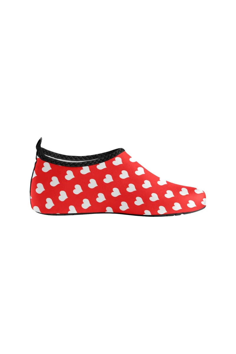 Red Heart Love Women's Slip-On Water Shoes