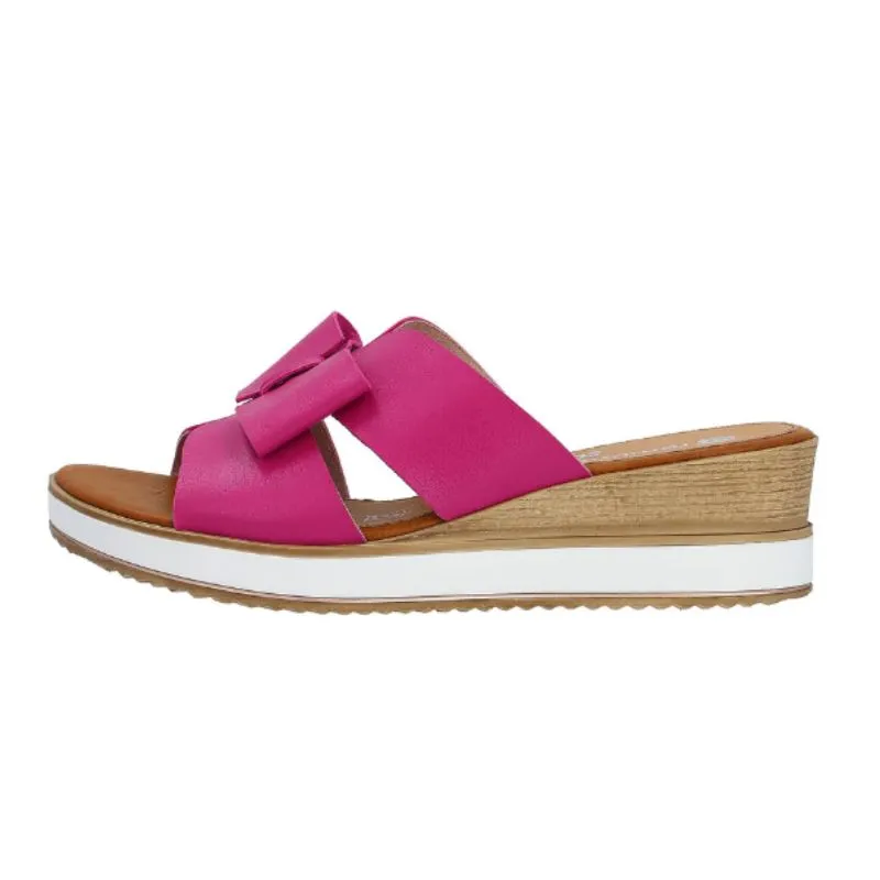 Remonte D6456-31 Pink Women's Wedge Slides