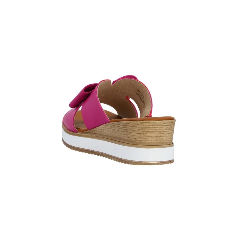 Remonte D6456-31 Pink Women's Wedge Slides