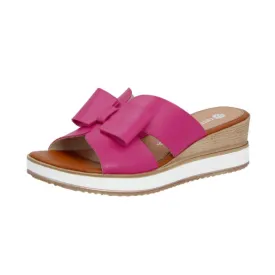 Remonte D6456-31 Pink Women's Wedge Slides