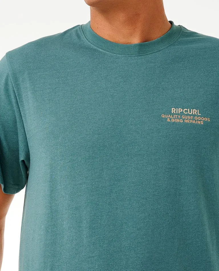 Rip Curl Ezzy Embroid Tee-Bluestone Marle