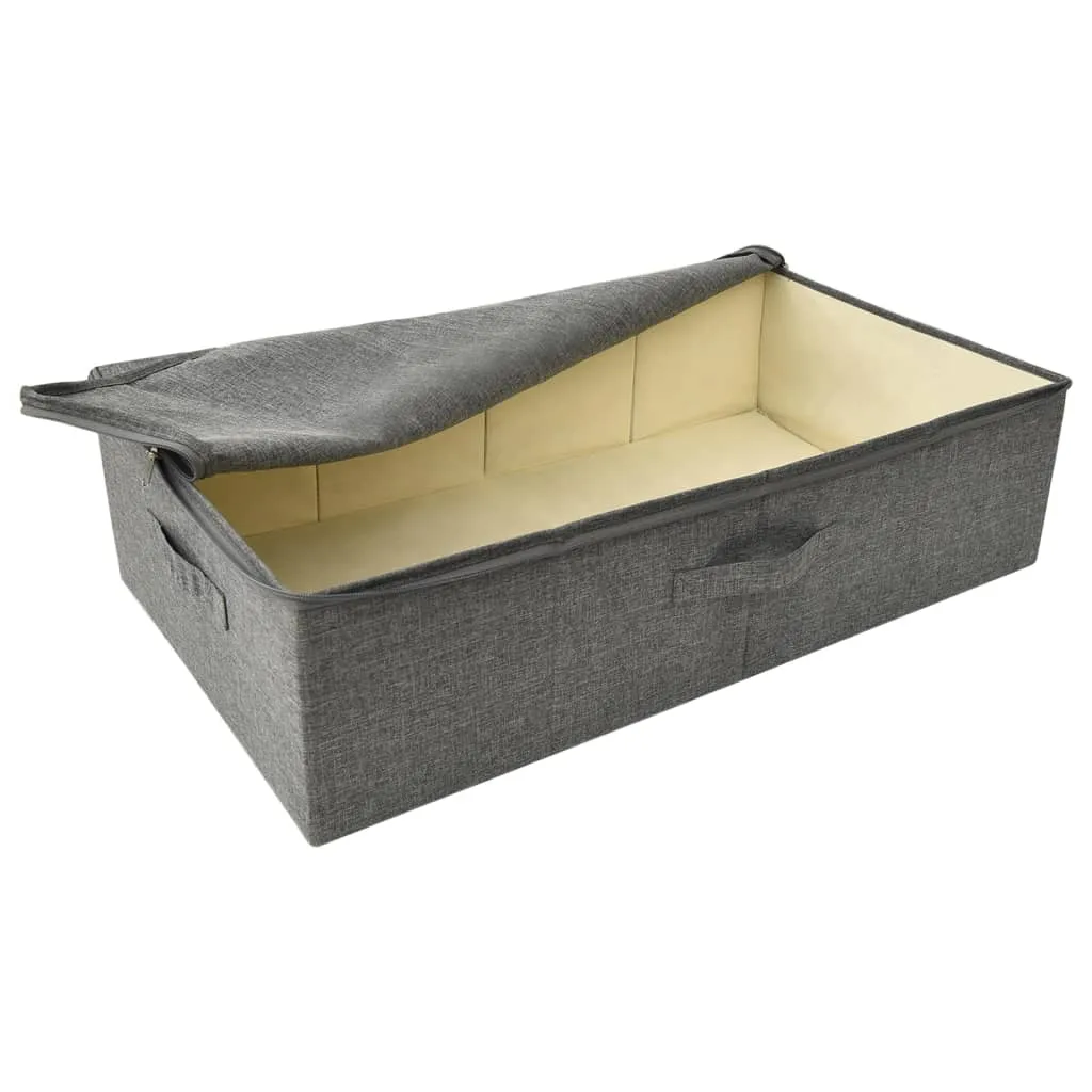 Storage Boxes 2 pcs Fabric 70x40x18 cm Anthracite