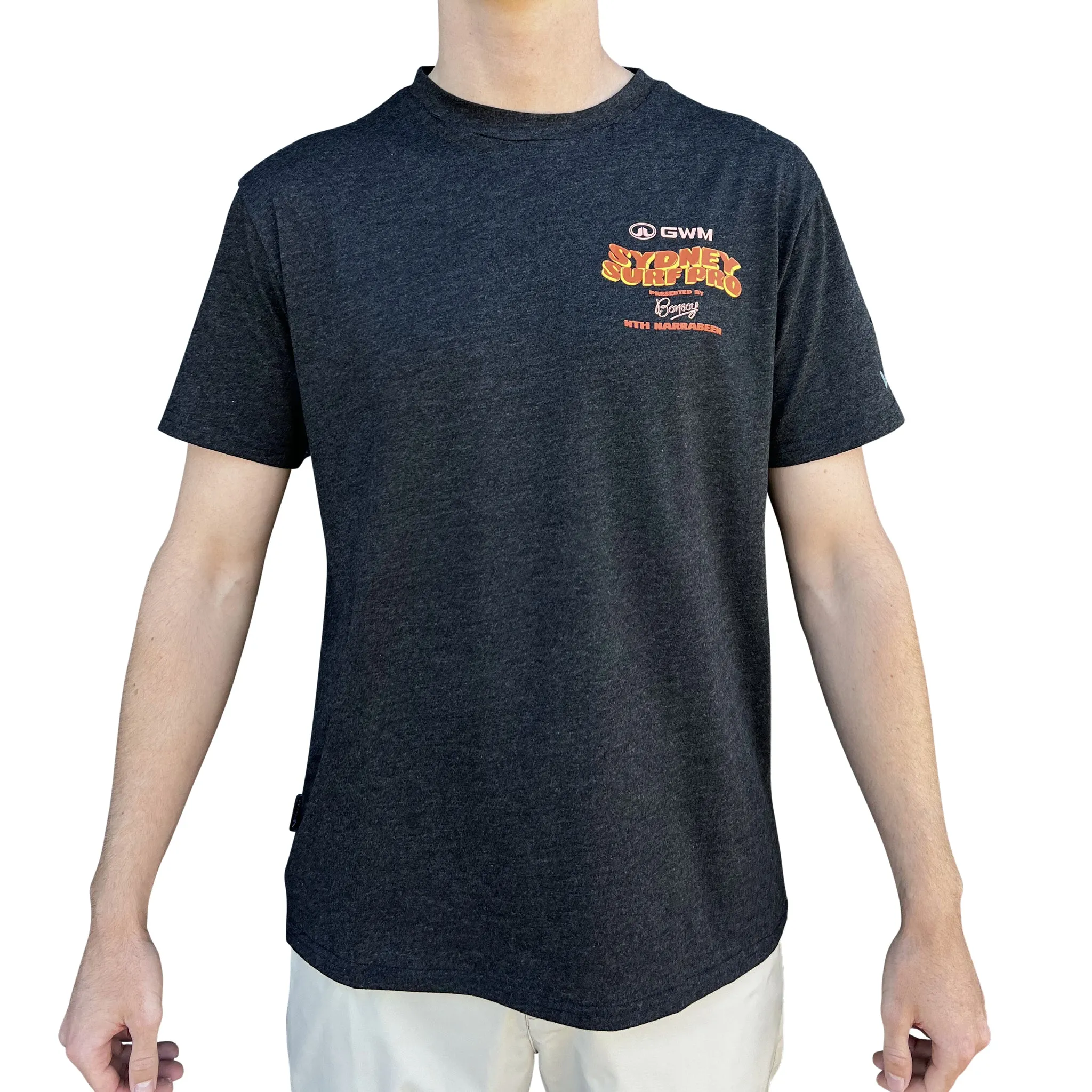 Sydney Surf Pro Adult Tee - Charcoal