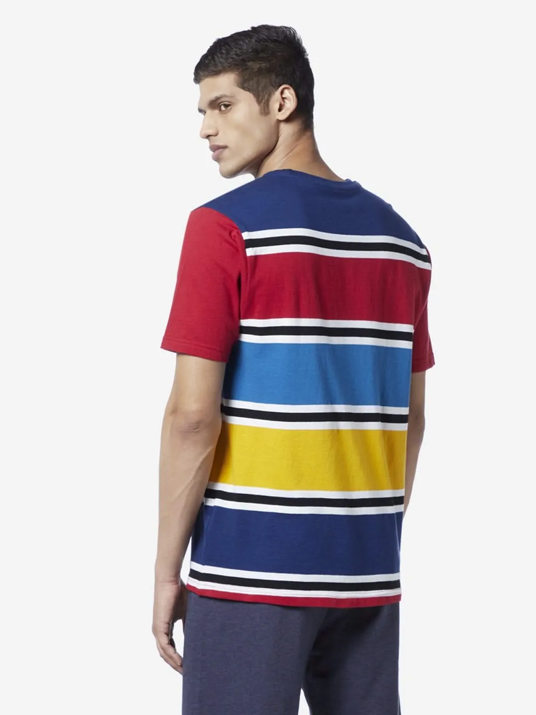 Test of WES Lounge Multicolour Relaxed Fit T-Shirt