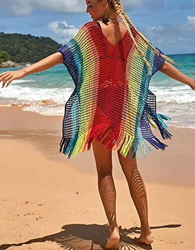 Tina Rainbow Swimsuit Cover ups for Women