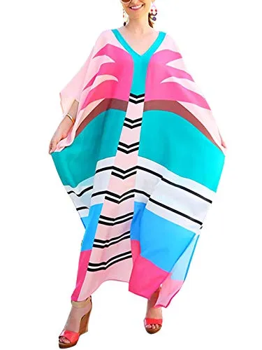 Tina Rainbow Swimsuit Cover ups for Women