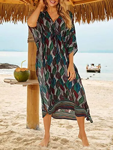 Tina Rainbow Swimsuit Cover ups for Women