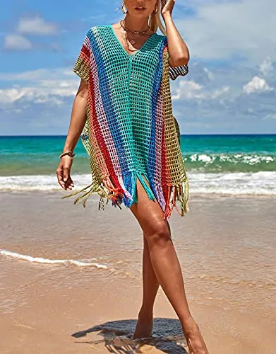 Tina Rainbow Swimsuit Cover ups for Women