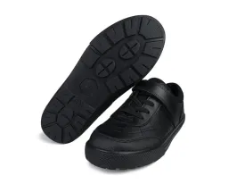 ToeZone Ethan Black Trainer School Shoes