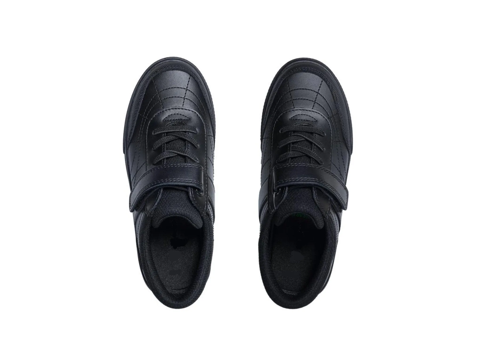 ToeZone Ethan Black Trainer School Shoes