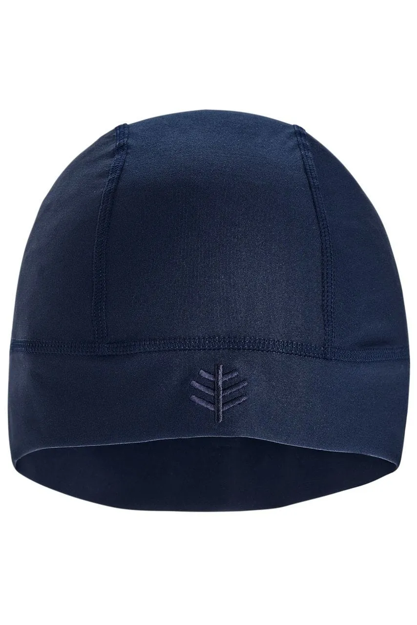 Unisex Aqua Sun Skully Cap  | Navy