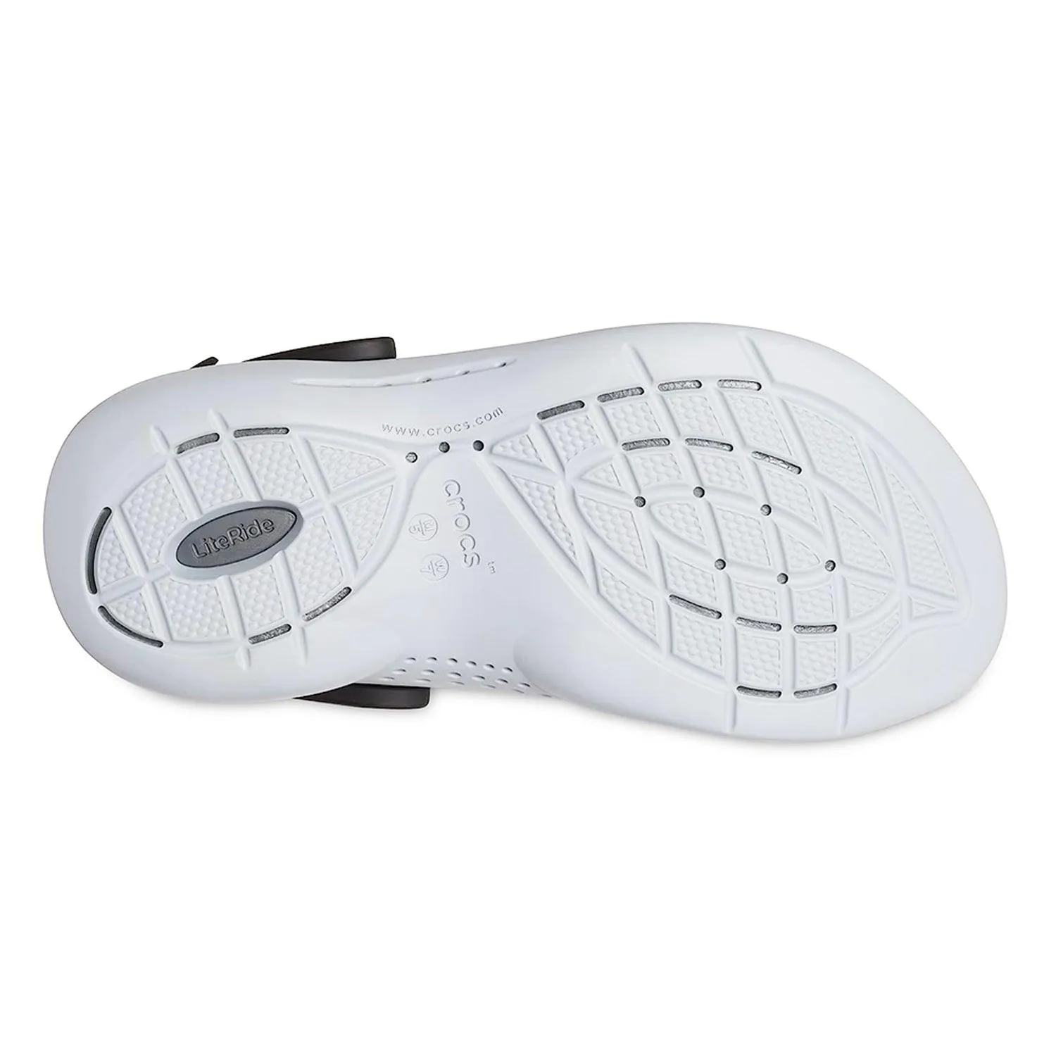 Unisex Literide 360 Clog - Black with Grey & White Sole