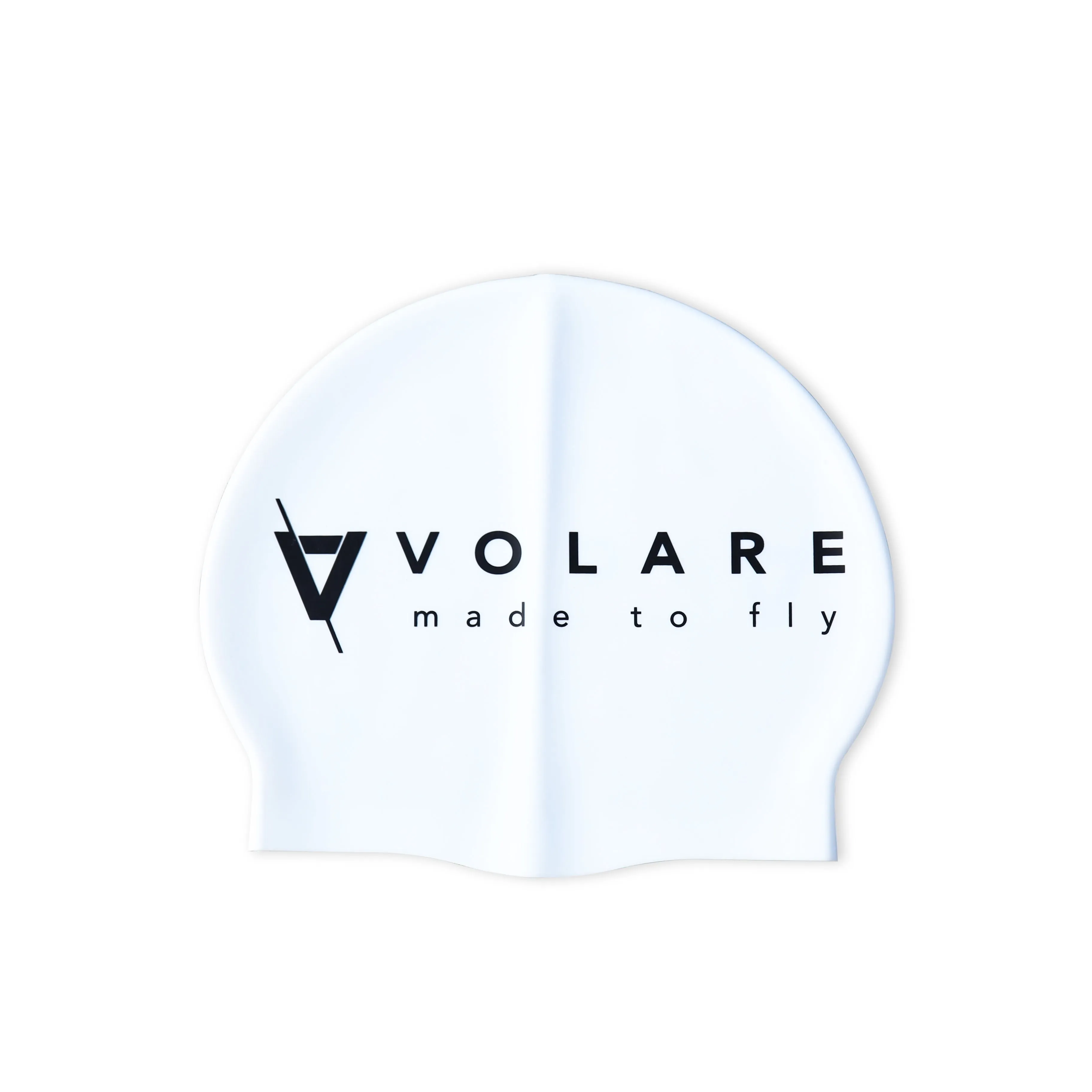 Volare Unisex Swim Cap - White