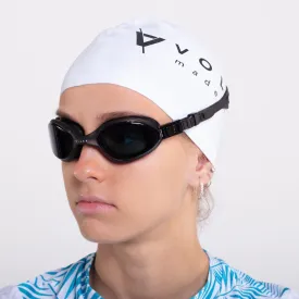 Volare Unisex Swim Cap - White