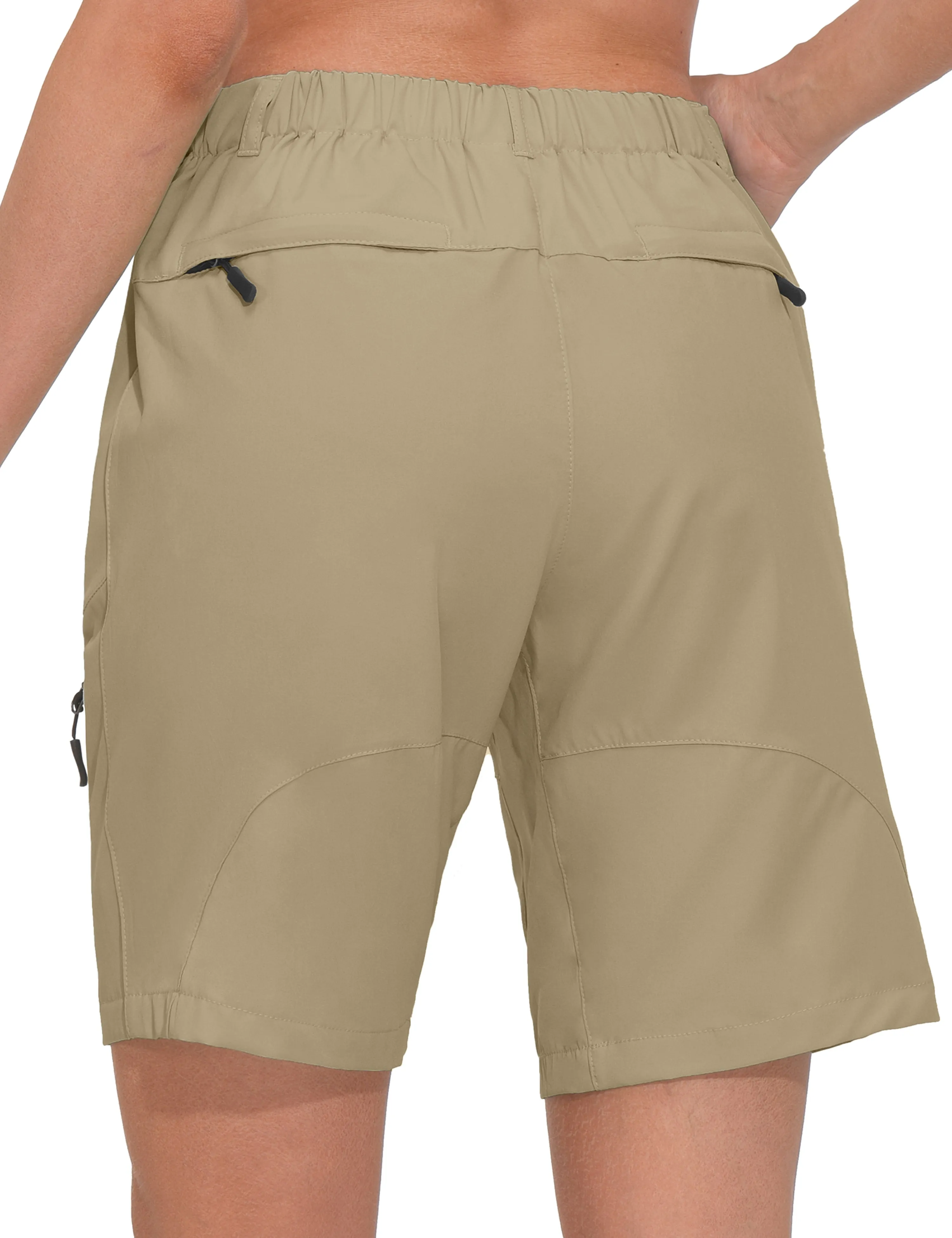 Women's 9 Inch Inseam Quick Dry Stretch Lightweight Cargo Shorts