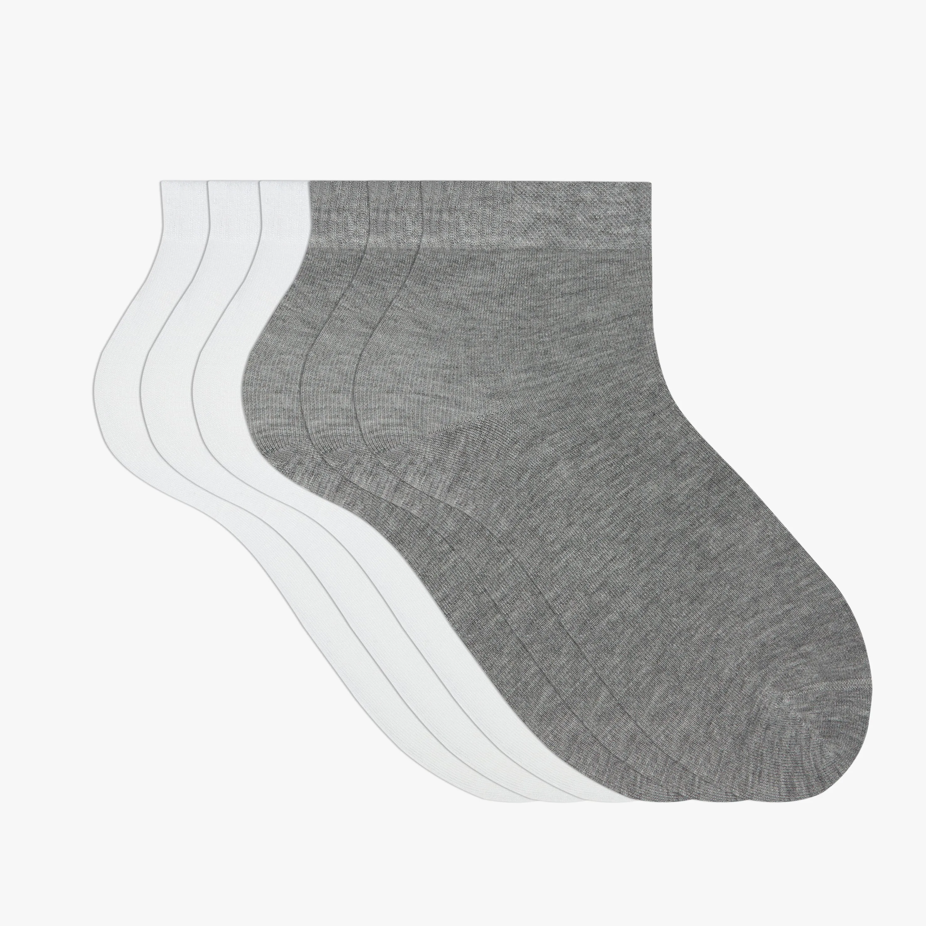 Women's Bamboo Dress Socks | Low-Cut Ankle Length | 6 Pack