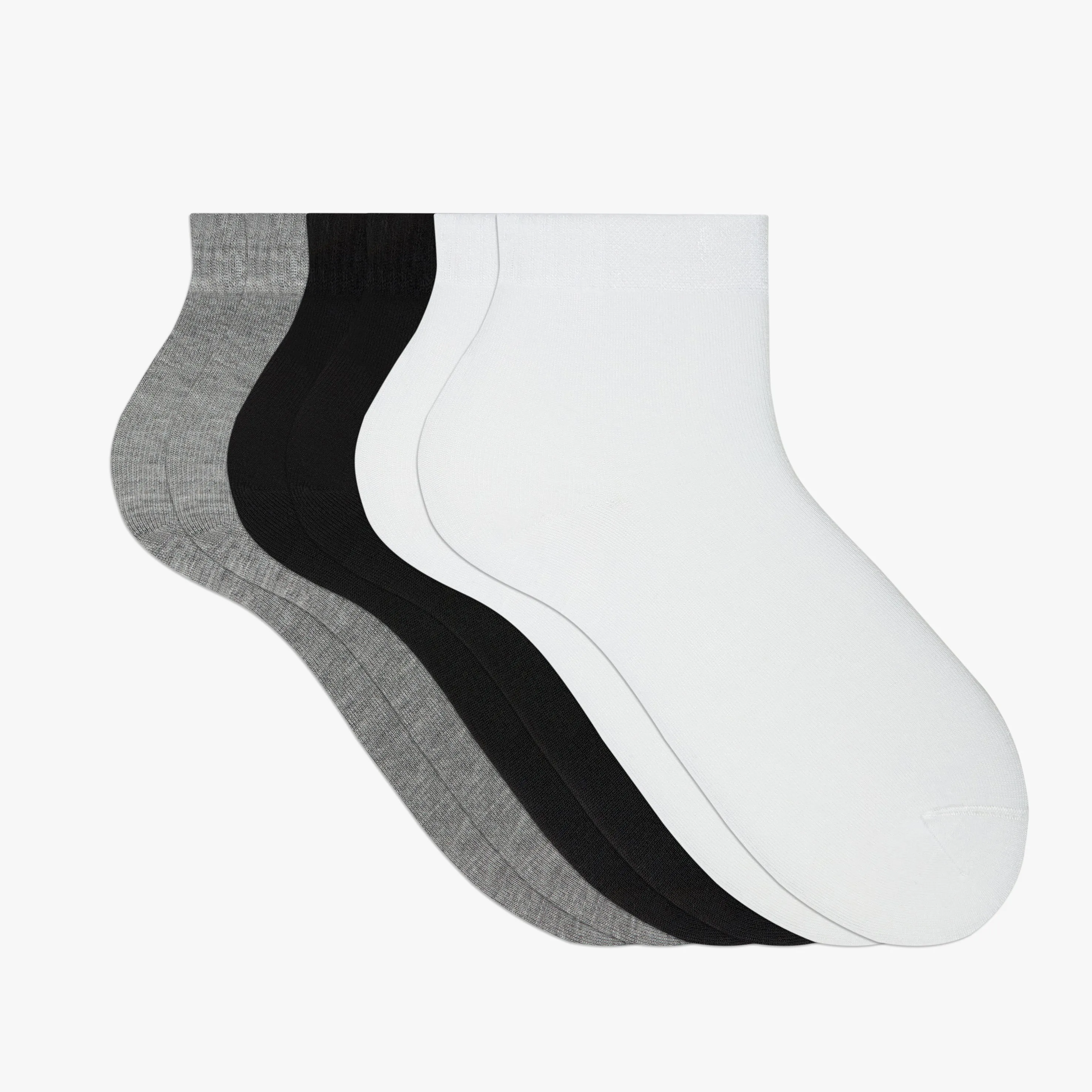 Women's Bamboo Dress Socks | Low-Cut Ankle Length | 6 Pack