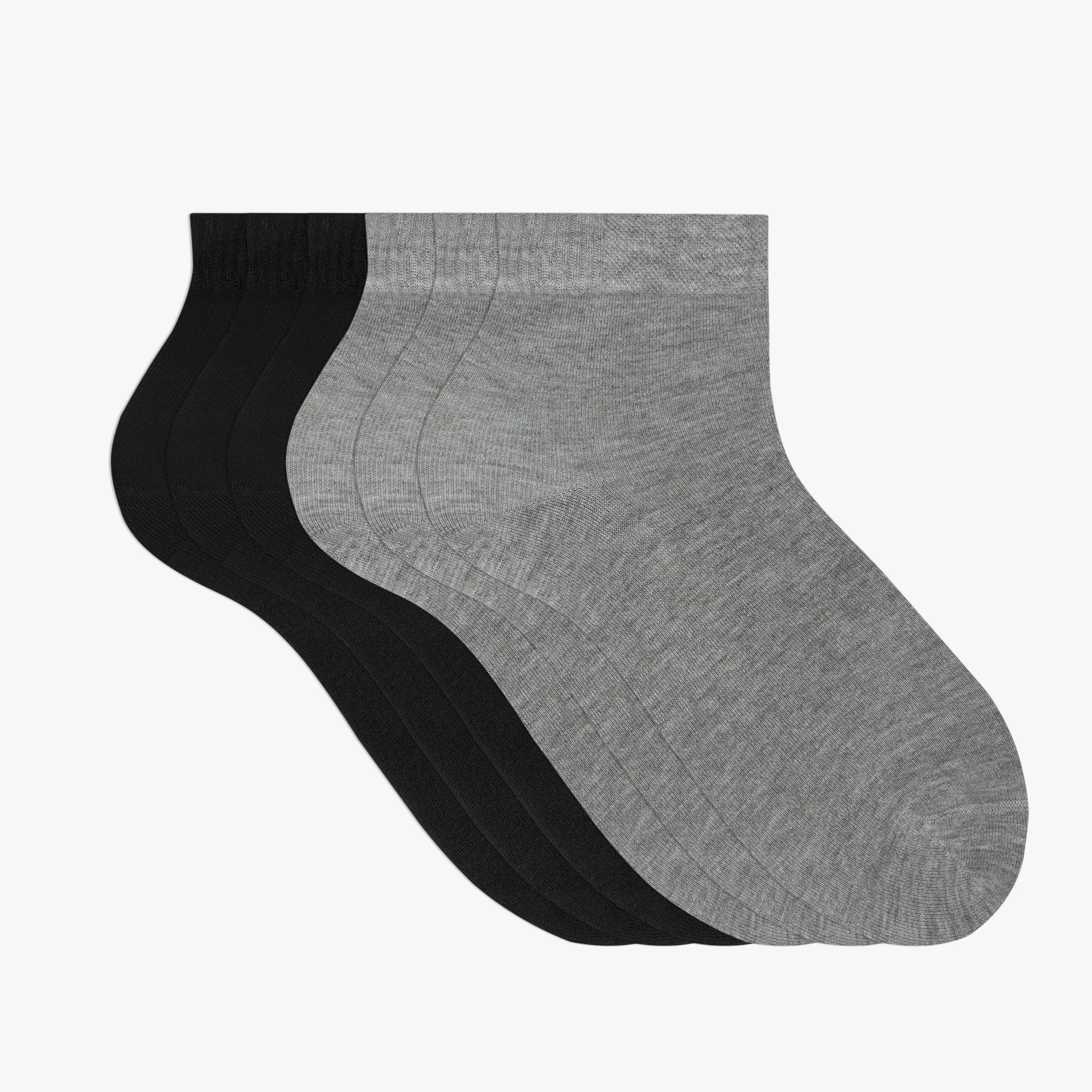 Women's Bamboo Dress Socks | Low-Cut Ankle Length | 6 Pack