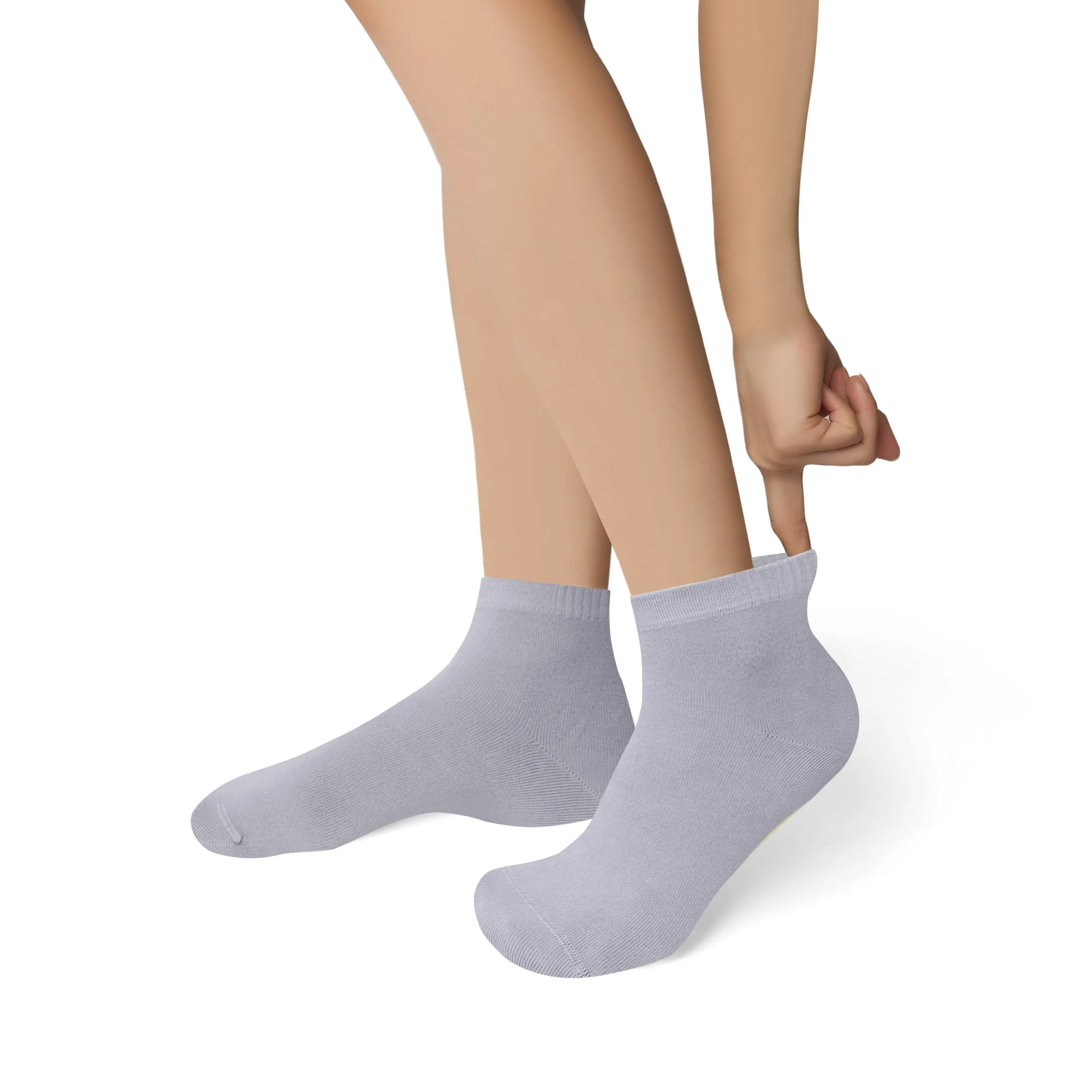 Women's Bamboo Dress Socks | Low-Cut Ankle Length | 6 Pack