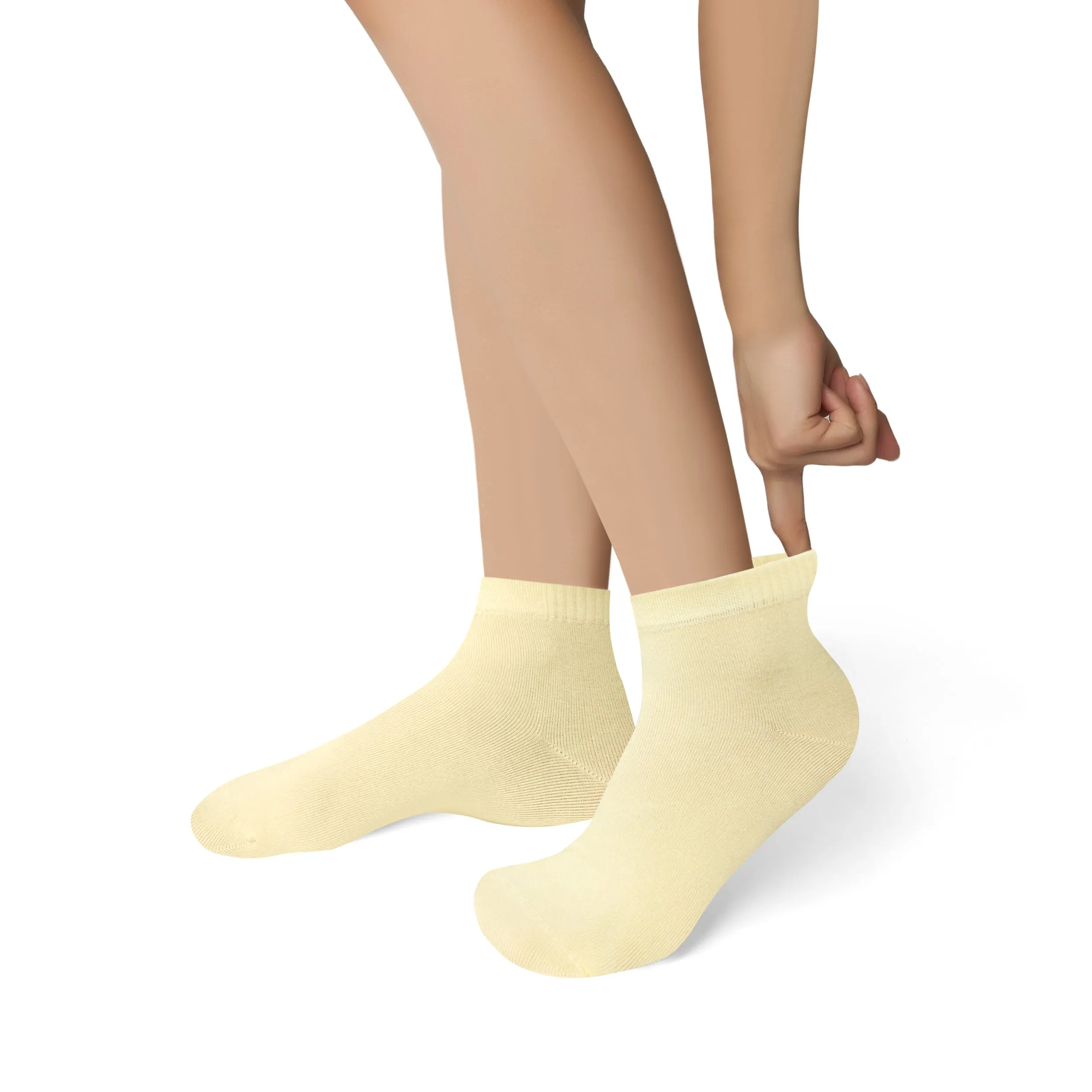 Women's Bamboo Dress Socks | Low-Cut Ankle Length | 6 Pack