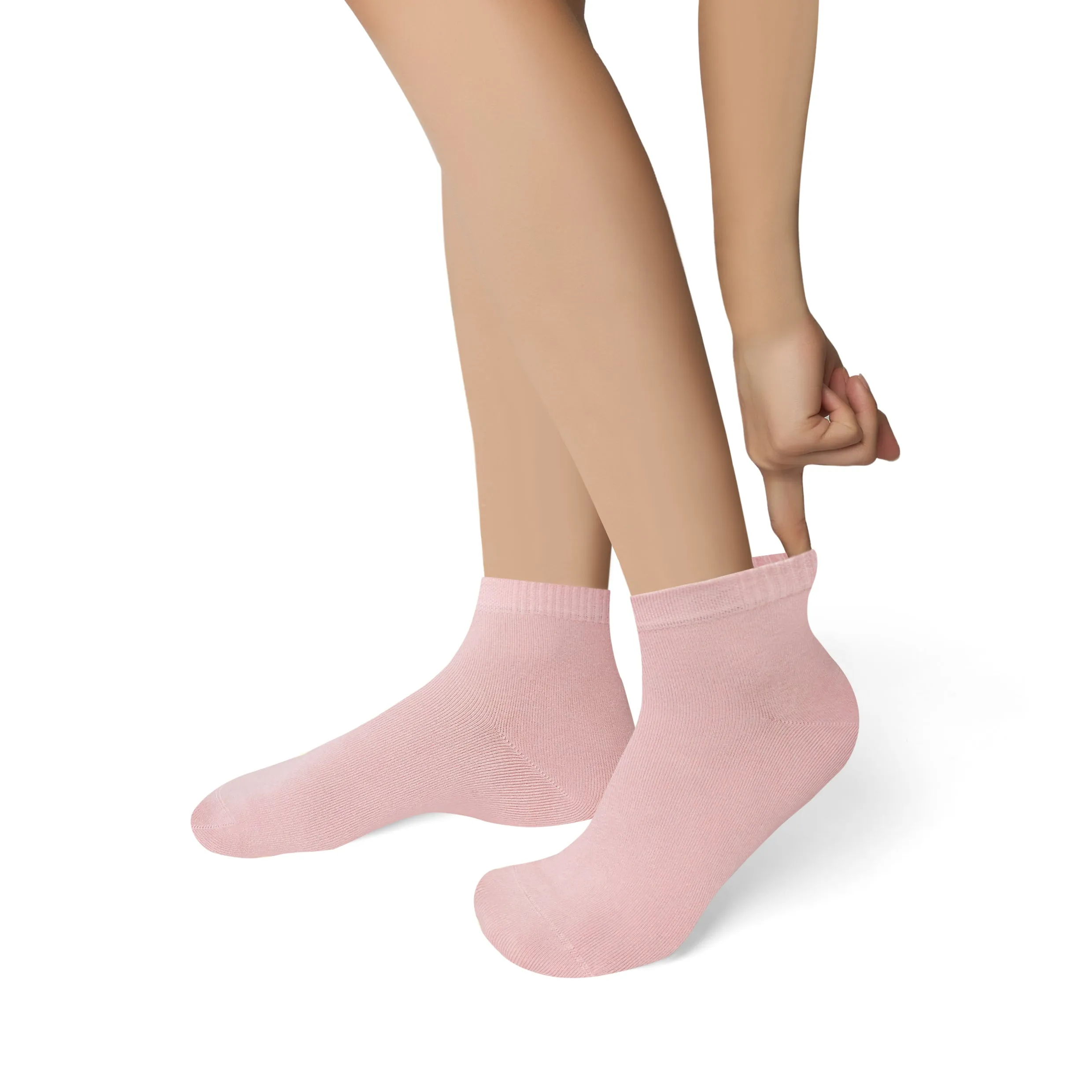 Women's Bamboo Dress Socks | Low-Cut Ankle Length | 6 Pack