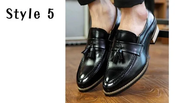 xiangtuibao    Men Casual Shoes Breathable Leather Loafers Business Office Shoes For Men Driving Moccasins Comfortable Slip On Tassel Shoe