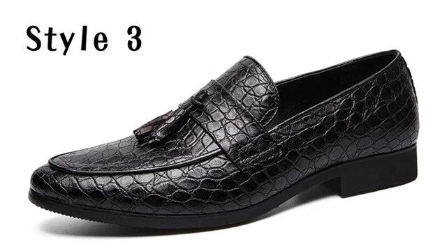 xiangtuibao    Men Casual Shoes Breathable Leather Loafers Business Office Shoes For Men Driving Moccasins Comfortable Slip On Tassel Shoe